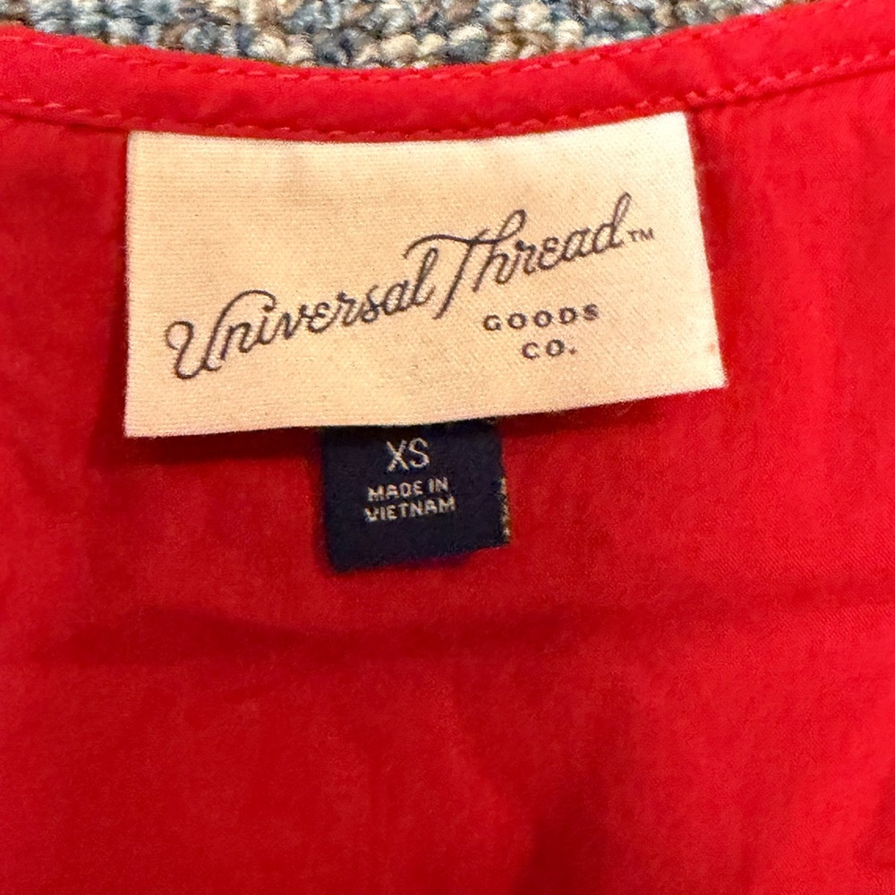 Universal Thread Cherry Red Tiered Sleeveless Max… - image 5